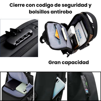 Mochila Antirrobo con USB- SecureBag™