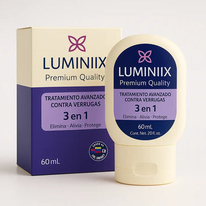 Crema para el alivio de las verrugas genitales 3 en 1 Luminiix® Tienda Colombia
